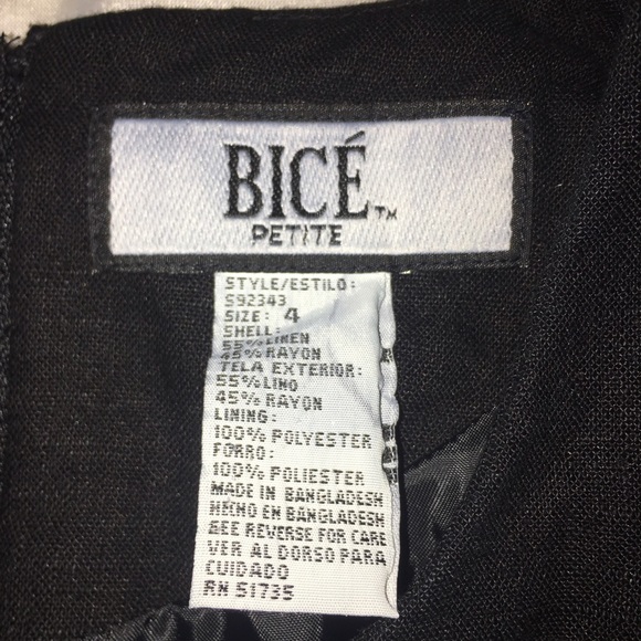 Bice Black Lined Sheath Dress w/ Bateau Ne… - Picture 4 of 7